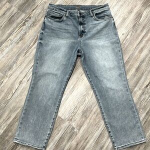 Women’s KUT High-Rise Crop Roll Up Denim Capris